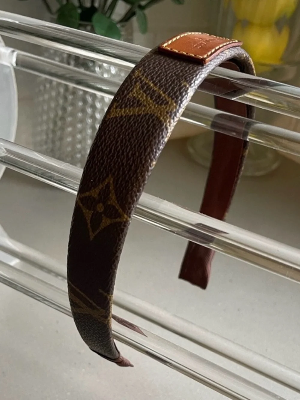 LV Custom Monogram Headband - Picture 1 of 4